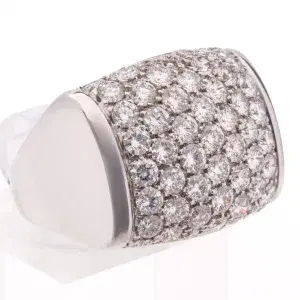 Bulgari 2ct Diamond 18k White Gold Ring