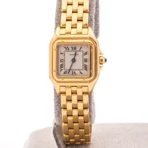 Cartier Panthere Watch 22mm 18k Yellow Gold