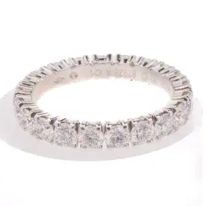 Cartier Destinèe Eternity Ring 3.44 ct Diamonds and Platinum